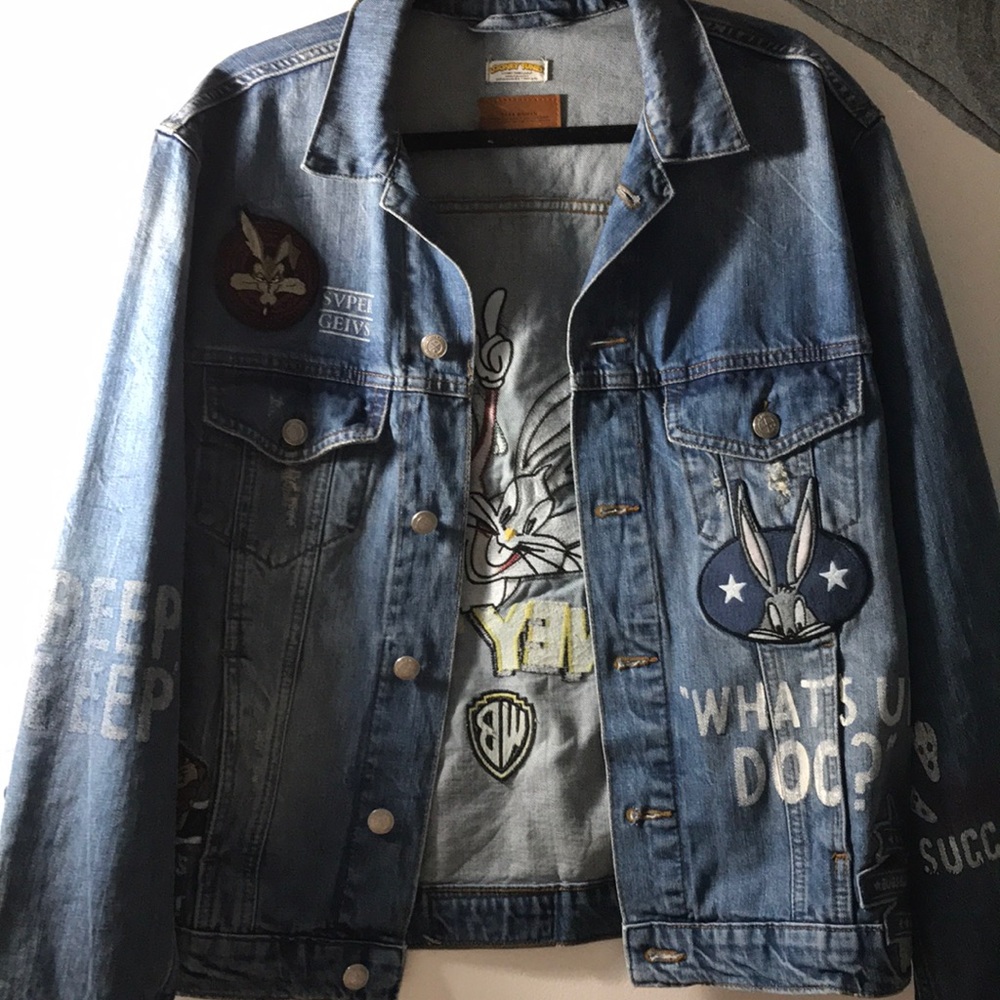 Looney tunes denim jacket